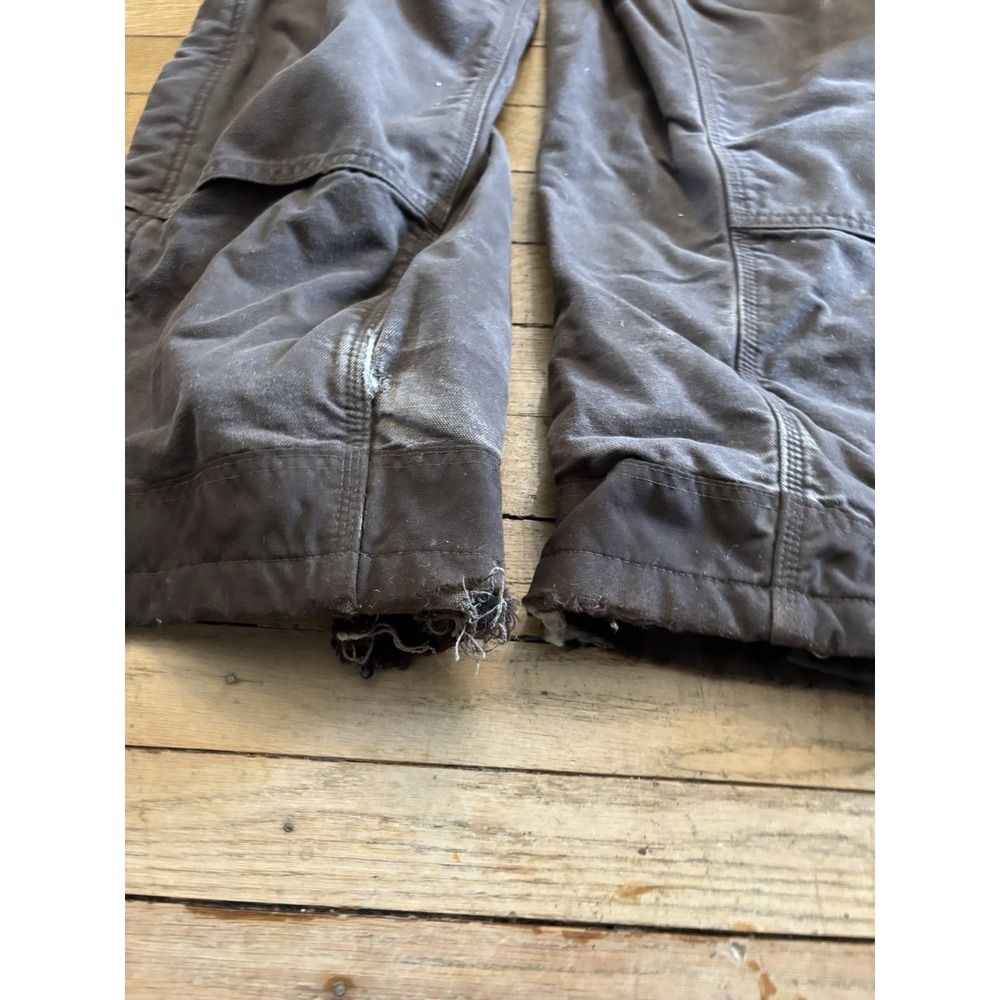 Carhartt Womens XL Washed Duck Insulated Bib Overalls OR4031-W Size L Jacket - Picture 6 of 15